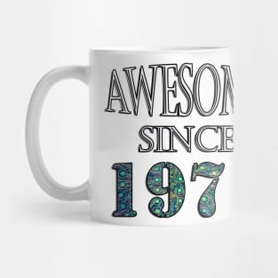 Awesome Since 1971 Birthday 50th, 2021 Funny Retro Mug